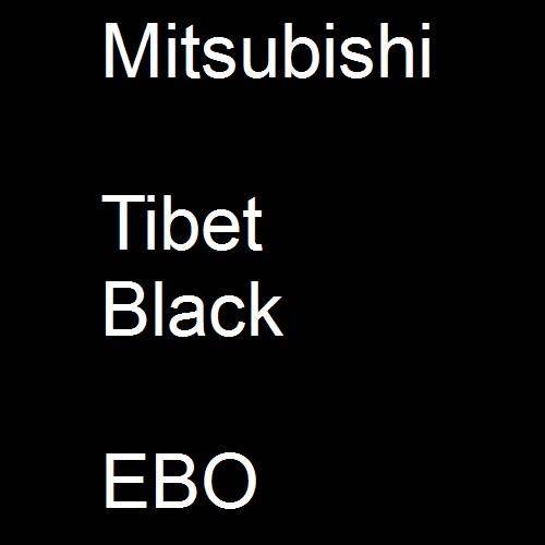 Mitsubishi, Tibet Black, EBO.